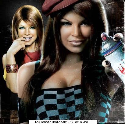 fergie pai...cui este foarte are cateva melodii chiar foarte e..doar are ceva mea preferata lui get