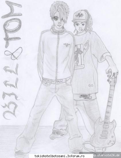 poze bill&tom desen