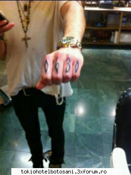 Bill new tattoo - lala - Bill Kaulitz(vocal)