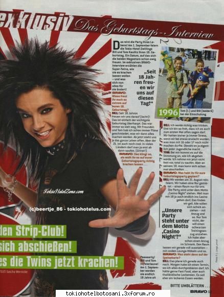 Bravo din Germania le-a urat "la multi ani" - Mada O - Tokio Hotel