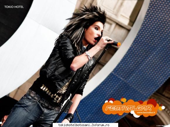 galery - la festivalbar =) - Bill Kaulitz(vocal)