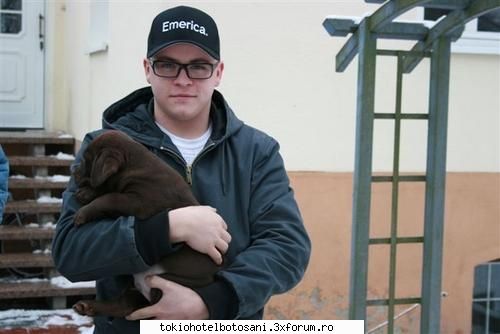 poze gusty - Asta e cea de-a doua poza cu catelusul :) - Gustav Schafer(tobe)